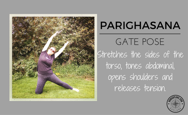 YOGA GATE POSE