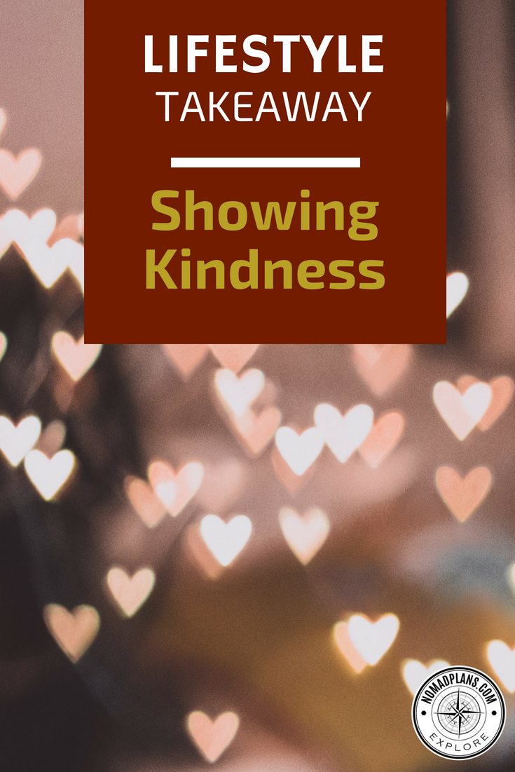 Showing kindness