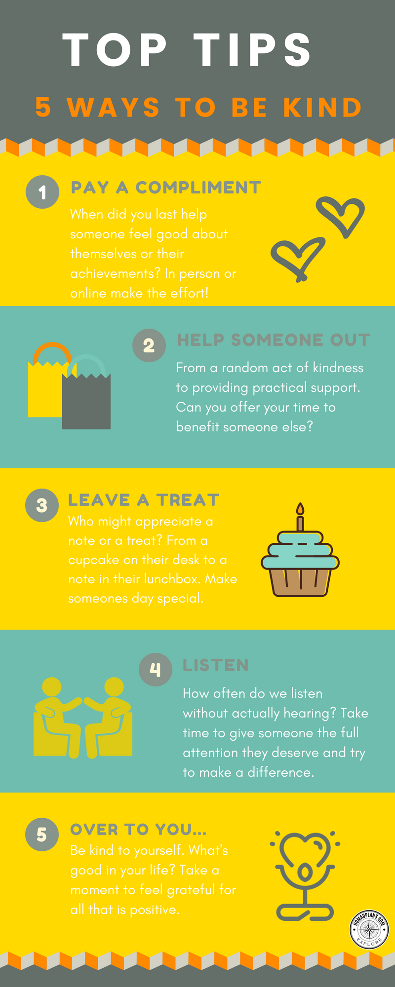 TOP TIPS 5 WAYS TO BE KIND