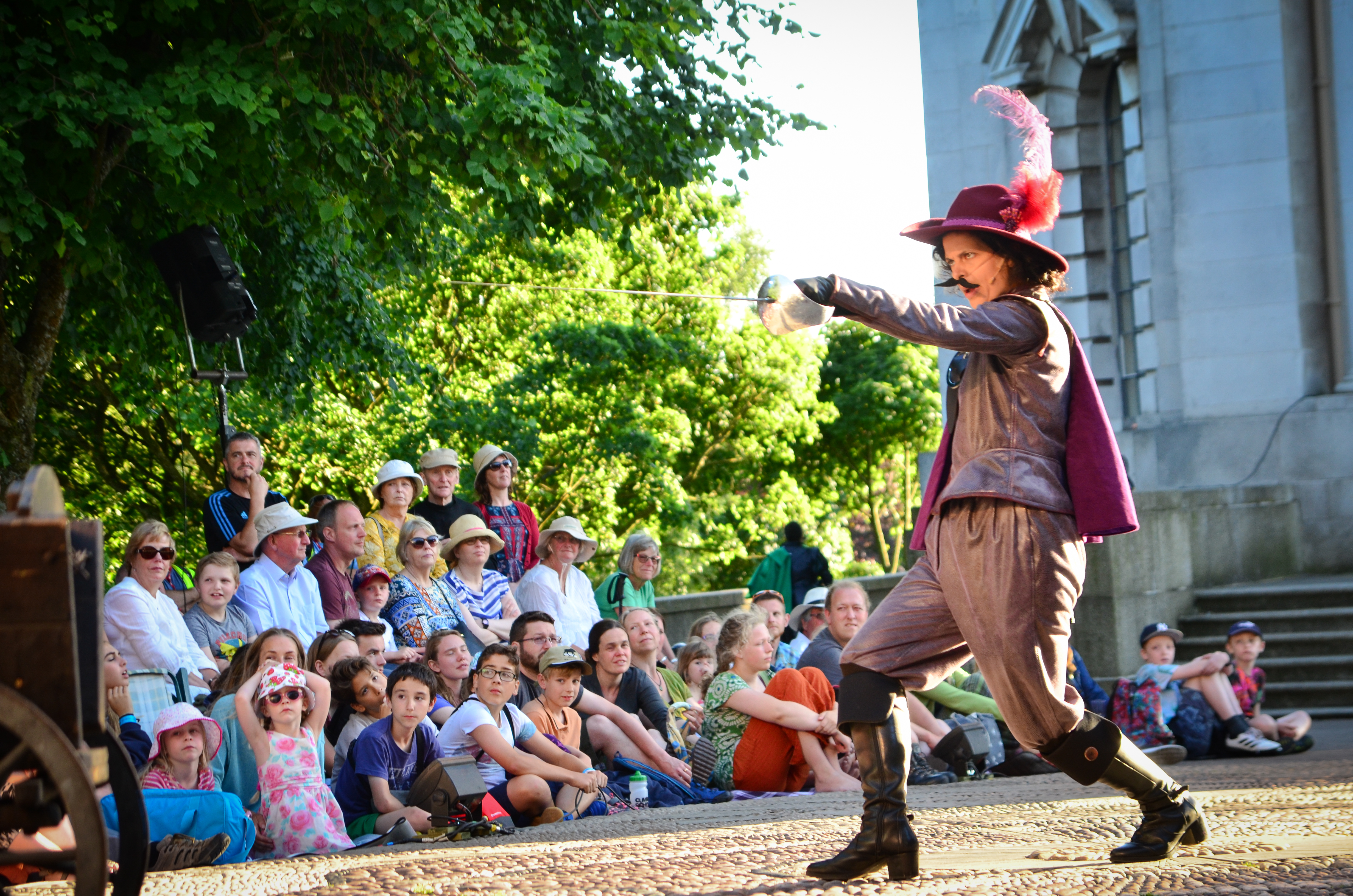 Rebecca Banatvala as Aramis in The Dukes production of The Three Musketeers which runs until August 18