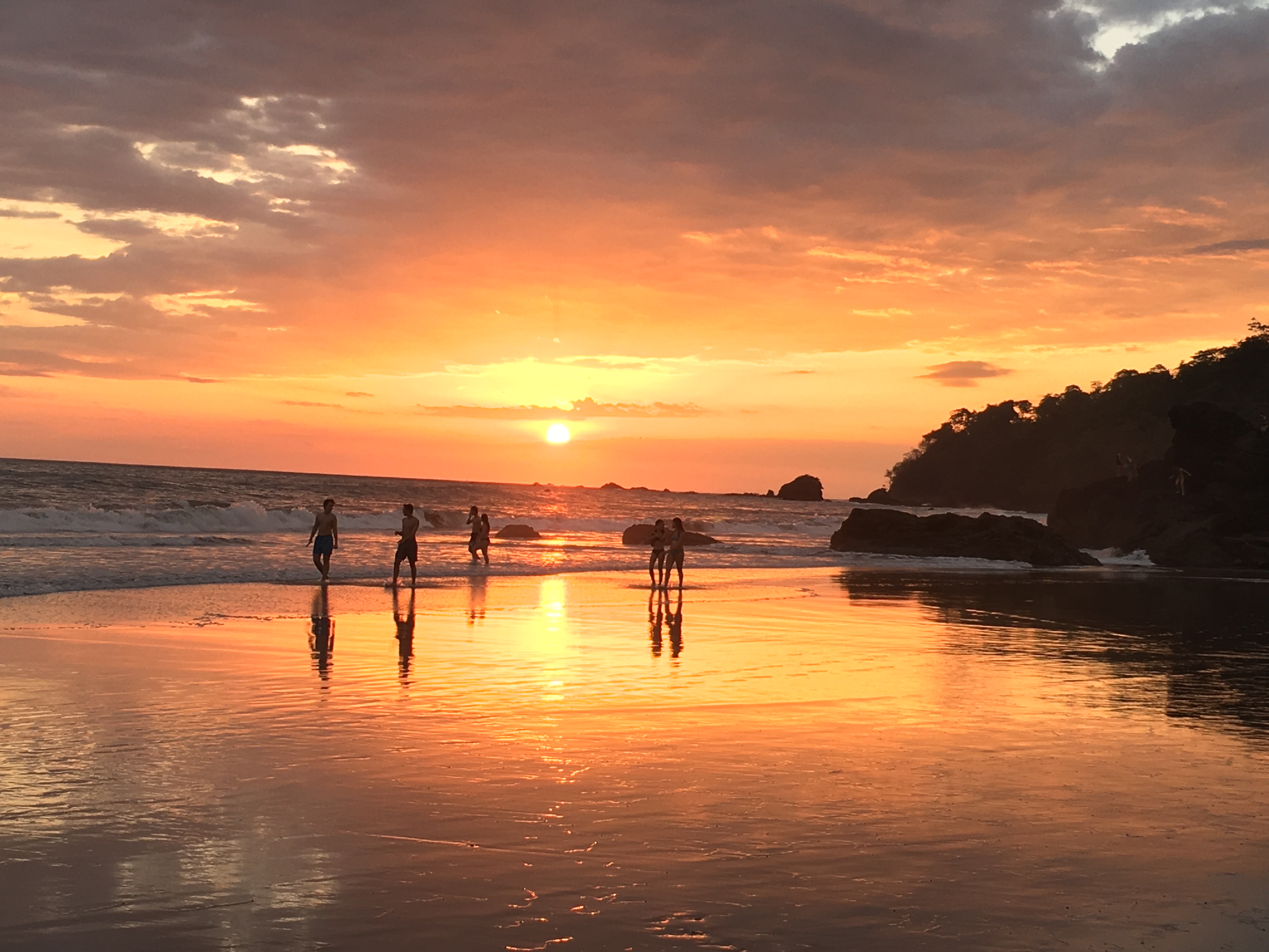 Sunset at Manuel Antonio