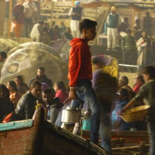 Chai? Photos of India, A young Chai seller in Varanasi