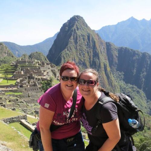 Macha Picchu Kerry and Claire at Machu Picchu