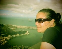 Rio from Christ The Redeemer Claire looking down on Rio