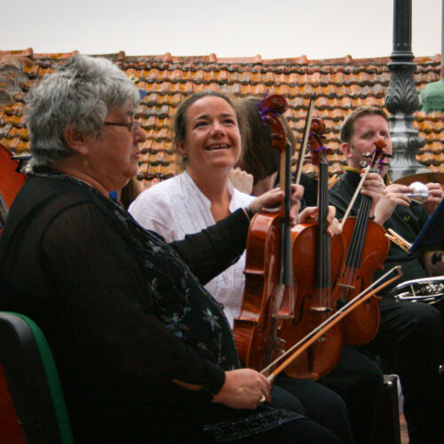 Claire and the Phoenix Orchestra, Elba, Italy Claire and the Phoenix Orchestra
