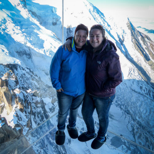 Step into the Void, Aguille du Midi, Chamonix, France. Aguille du Midi