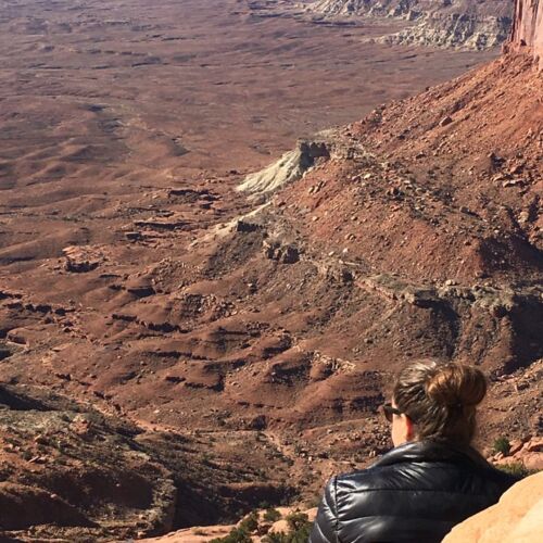Looking out over Canyonlands. A perfect picnic spot. Looking out over Canyonlands. A perfect picnic spot.