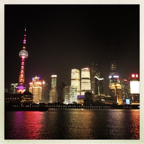 The Bund at night, Shanghai The Bund at night, Shanghai
